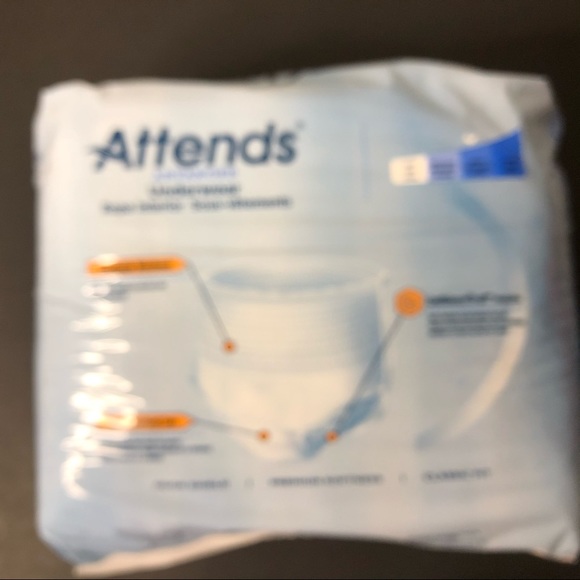 LOT OF 2 ~Attends Adult Underwear Size Large (18) - Picture 6 of 7